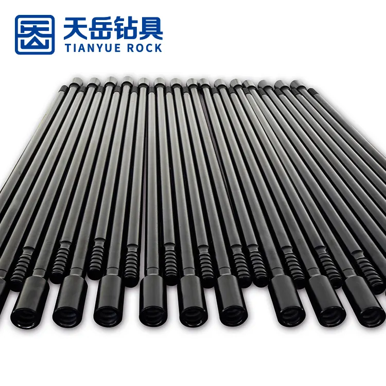 Rock Drilling Tools Thread Drill Rod R25 R32 Hex Drifting Rod Drill Pipe