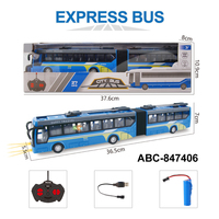 LK Toys 1/32 Rc Toy 4Ch 27Mhz Rc Bus Best Children Gift Toy Remote Control School Bus With Light Music OEM/ODM