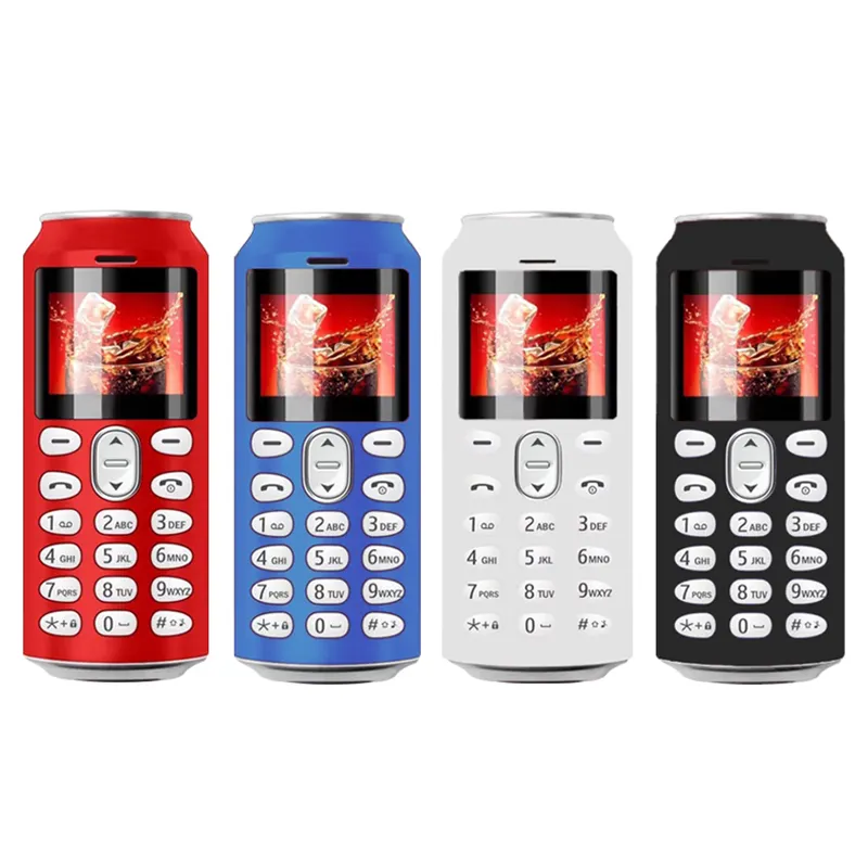 BM666 1.0 pouces 2G GSM double Sim mini téléphones portables