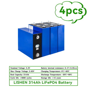 แบตเตอรี่ลิเธียมไอออน Lishen LF314A 3.2V แบบแท่งปริซึม 280AH 314AH สำหรับพลังงานแสงอาทิตย์ - Product Image 6