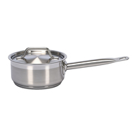 Ensemble de casseroles en acier inoxydable de grande capacité à haute conductivité thermique pour la cuisine et la restauration