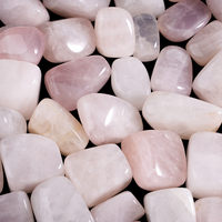 Cristaux de pierres précieuses naturelles pierres de guérison variété reiki quartz rose clair améthyste cristal pierre de culbutage