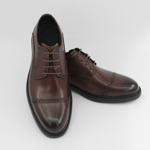 Nuevos Zapatos Oxford Formales de Cuero Genuino Hechos a Mano para Hombre, Ideales para Bodas, Oficinas y Todas las Temporadas. - Product Image 2