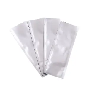 Three side sealed aluminum foil flat pocket vacuum water light needle spot sealed compressed food packaging bag