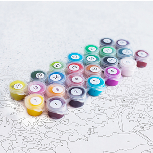 Orfon Tz5928 Phong Cách Châu Âu Tự Làm Kỹ Thuật Số Sơn Dầu Bằng Số Trên Vải Cảnh Quan Đường Phố Kiến Trúc Cho Trang Trí Nội Thất - Product Image 5