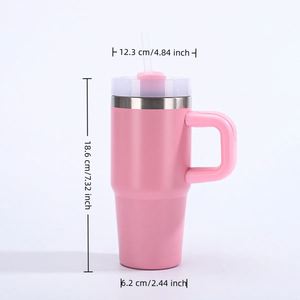Termo de Acero Inoxidable de Doble Pared con Aislamiento al Vacío, Personalizado con Logotipo, para Todas las Edades, 14 oz de Gran Capacidad, con Asa - Product Image 3