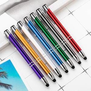 Bolígrafos Metálicos Multicolor de 0.7 mm, Punta Fina, Multifunción, con Lápiz Táctil, Esenciales para Oficina, Artículo de Buena Calidad - Product Image 1
