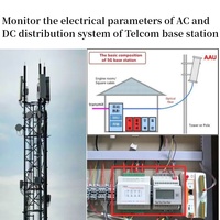 Medidor de Energía Inalámbrico Trifásico Acrel ADW300 con CT de Núcleo Dividido, Comunicación WiFi, LoRaWAN y 4G a través del Protocolo MODBUS-RTU