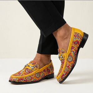 Men Classic Slip-On Loafers Low <b>Heel</b> Genuine Leather Casual Versatile Formal Plus Size Cross-Border Fashion Business Dress Shoes - Product Image 1