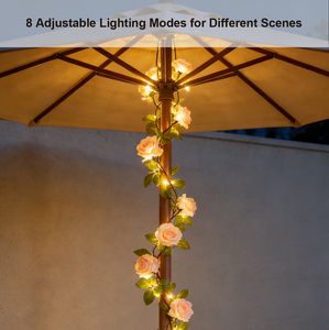<span class=keywords><strong>Guirnalda</strong></span> <span class=keywords><strong>de</strong></span> Luces LED Solares con Forma <span class=keywords><strong>de</strong></span> Rosas, Impermeables, Decoración Floral Artificial para Jardín, <span class=keywords><strong>Guirnalda</strong></span> Decorativa para Exteriores, Lámpara <span class=keywords><strong>de</strong></span> Luz Blanca Cálida - Product Image 5