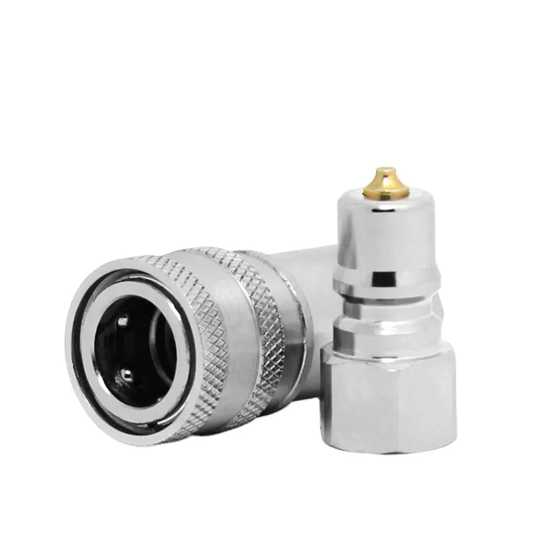 Fornitura Di Alta Pressione In Ottone/acciaio inox Idraulico Attacco Rapido Tipo Idraulico Quick Disconnect Coupling