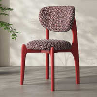 Fauteuil d'appoint vintage français en bois massif de style antique, avec dossier en tissu et assise rembourrée