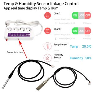 KONLEN SC4-WLTE-EC Interrupteur intelligent 4G LTE <span class=keywords><strong>4</strong></span> canaux SC4 avec carte SIM 4G, thermomètre et relais - Product Image 4