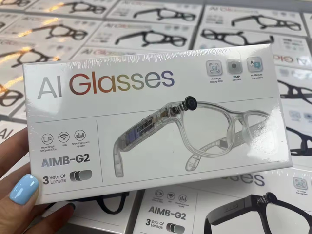 Aimb-G2 Ai Translator 800W High-Definition Photo Video Recording Simultaneous Translation Smart Glasses With Camera