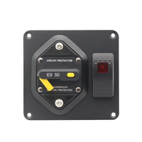 Tableau de disjoncteurs étanche IP65 24V 20A 150A avec protection contre les surcharges et interrupteurs à bascule pour applications marines, contrôle industriel, ferroviaires