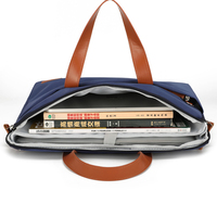 Nouveautés Sac d'ordinateur portable en polyester imperméable durable, portable, moderne, simple, multifonction, grande taille