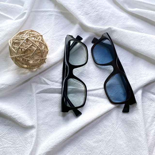 Wholesale Light Weight Anti-Radiation Fashion Design Unisex Square Custom Logo Polarized Acetate UV400 Shades Sunglasses