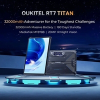 Tablet PC Resistente Oukitel RT7 TITAN 4G con Pantalla FHD+ de 10.1 Pulgadas, 32000 mAh, 8 GB + 256 GB, Android 13, Cámara de Visión Nocturna de 48 MP