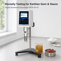 Viscosimètre numérique rotatif professionnel pour la colle et la gomme avec écran tactile couleur, gamme automatique, 100 % de couple, sortie RS232