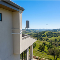 Antena Omnidireccional de Cobre de Alta Ganancia, Vertical, para Exteriores, de Largo Alcance 5G, Resistente al Agua, para Recepción de Señal de Módem CPE y Router