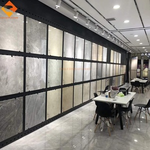 Hiện Đại Thân Thiện Với Môi Gốm Hiển Thị Đứng Đá Kim Loại Đục Lỗ Tấm Khóa Tường Cho Sàn Gỗ Cửa Hàng Bán Lẻ Triển Lãm Nhà Máy - Product Image 1