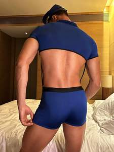UXX-0309 Atuendo de Lujo Para Adultos de Policía Para <span class=keywords><strong>Hombre</strong></span> Para Halloween Cosplay de Stripper <span class=keywords><strong>Disfraz</strong></span> <span class=keywords><strong>Sexy</strong></span> de Fantasía Lencería y Ropa Interior <span class=keywords><strong>Sexy</strong></span> Para <span class=keywords><strong>Hombre</strong></span> - Product Image 5