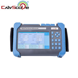 OTDR 1310/1490/1550/1625nm 42/40dB fabrika fiyat olay haritaları OPM VFL LS optik zaman alan reflektometri PON ile FTTX Tester - Product Image 5