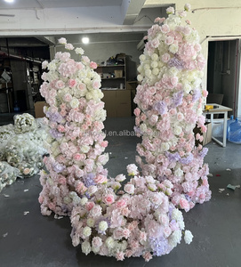 Evenementen Feestartikelen Decoraties Wit Rood Bloem Boog Baby Adem Rose Zijde Bloemenboog Achtergrond Bloemen Bruiloft Boog Bloemen - Product Image 2