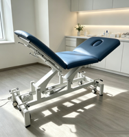 Table de chiropratique électrique portable pour usage commercial, lit de thérapie d'acupuncture avec dossier et pieds réglables, pour spa, hôtel, clinique