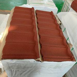 Fabricants de toits chinois Tuile de toit <span class=keywords><strong>en</strong></span> métal enduit de pierre galvanisée ondulée de haute qualité et rentable - Product Image 2