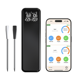 OEM Custom Logo Digital Smart <b>Wireless</b> Meat Thermometer with IP67 Probe Thermometer for Food BBQ Cooking Grilling Kitchen Gifts - Product Image 1