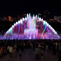 Fuentes de Agua Musicales Decorativas de Acero Inoxidable Comerciales Grandes Personalizadas OEM y ODM, Resistentes al Agua IP68, en Oferta