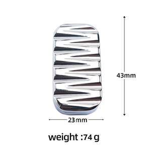 Jouet anti-stress magnétique en métal pour bureau, type 'Push Card <span class=keywords><strong>Poker</strong></span> Fidget Slider', EDC Clicker, pour adultes - Product Image 2