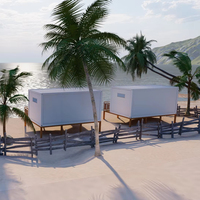Prix d'usine en gros Maisons modernes en conteneur de luxe à montage rapide pour la plage Maisons en conteneur modulaires confortables de haute qualité