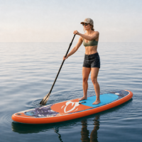 Planche de paddle gonflable en PVC Drop Stitch, stable, à aileron unique, grande flottabilité, pour sports nautiques en extérieur