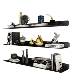 Estantes de Pared de Aleación de Aluminio de 50-180 cm, Estante de Almacenamiento Moderno Minimalista, Estantería Metálica, Estante de Exhibición - Product Image 1