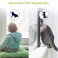 Verrous de sécurité pour armoires Gaixie (4 packs), verrous pour bébés et tout-petits pour tiroirs, loquets de sécurité pour réfrigérateur pour enfants et animaux domestiques