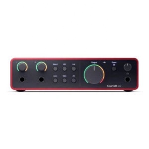 Interface audio USB 2.0 professionnelle <span class=keywords><strong>Scarlett</strong></span> 2i2, préamplis à faible bruit, plage de gain de 69 dB pour musiciens, podcasters, voix off - Product Image 5
