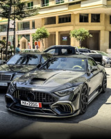 Nouveau kit carrosserie de haute qualité pour Mercedes-Benz SL63AMG 2007-2019, style KEYAN, en fibre de carbone, avec lèvre avant et diffuseur de sortie d'air