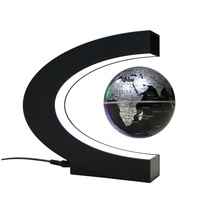 Nouvelle rotation lévitation magnétique flottant 7 pouces monde Globe lumière pour décor cadeau Promotion ornement