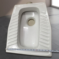 Toilette à squat orientale en porcelaine 21 pouces blanc Orissa Design articles sanitaires en céramique indienne pour les projets de gros