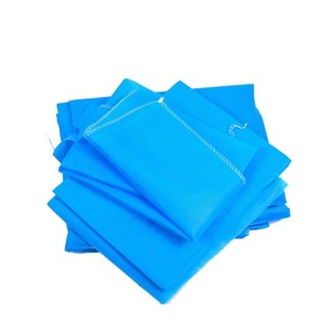 Juego de Funda de Edredón y Funda de Almohada Desechables para Viaje, 150x220, Azul, Tela No Tejida, Juego de Ropa de Cama de Tres Piezas - Product Image 3