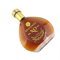 Bouteille de vin en verre de présentation XO Brandy 700 ml pour spiritueux et whisky, emballage cadeau, modèle 0052