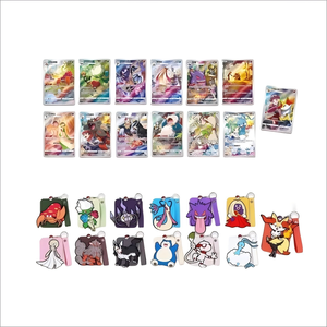 YZ Spot Goods Shipped SecondsCard Storage Quality Set Pokemoned Gengar Display case Key Ring Pokemoned Board Games Wholesale - Product Image 5