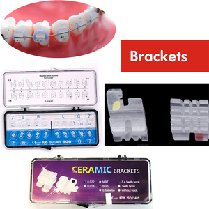 Yahong 0.022 Dental Clear Bretels Orthodontie Drie Groef Transparante Keramische Beugel <span class=keywords><strong>Roth</strong></span> 345 Haak 5Set/100Pcs - Product Image 3
