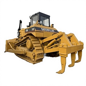 รถดันดินมือสอง Caterpillar CAT D7H พร้อมใบมีดขนาด 6.4 ลูกบาศก์เมตร รถดันดินแบบตีนตะขาบมือสอง กำลัง 179 กิโลวัตต์ คุณภาพสูง มีสินค้าในสต็อก - Product Image 1