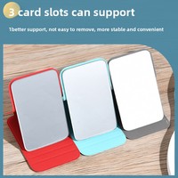 Portable Retouche Mini Miroir De Maquillage pour Femmes Simple Design Moderne Pliable Bureau Dressing Miroir Cross-Border Petit Miroir