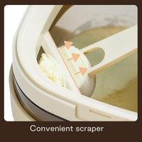 Nouveau Contenant de Stockage de Lait en Poudre pour Bébé en Plastique Portable Empilable Grande Capacité Sans BPA Anti-Fuite avec Couvercle Hermétique