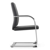 Chaises de salle d'attente de haute qualité, dossier moyen, en cuir synthétique, confortables, chaises de bureau pour invités