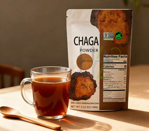 Extracto de Hongo <span class=keywords><strong>Chaga</strong></span> en Polvo 100% Puro Inonotus Obliquus, Polvo de <span class=keywords><strong>Chaga</strong></span> para Energía - Product Image 3